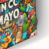 Festive Cinco de Mayo Wall Art - Mexican Party Celebration Print