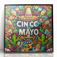 Festive Cinco de Mayo Wall Art - Mexican Party Celebration Print