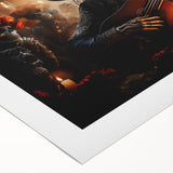 Mariachi Skeleton Serenade – Día de los Muertos Canvas Art