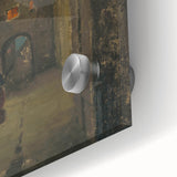 Alley in the Evening - Mysterious Night Scene by Lajos Csordák