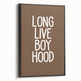 Long Live Boyhood - Boys Room Wall Art Kids Bedroom Decor