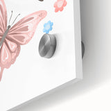 Butterfly Girls Room Wall Art – Pastel Nursery Print