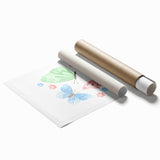 Butterfly Girls Room Wall Art – Pastel Nursery Print