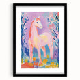 Stretched Canvas Art for Kids – Majestic Horse Nursery Print