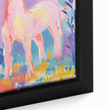 Stretched Canvas Art for Kids – Majestic Horse Nursery Print