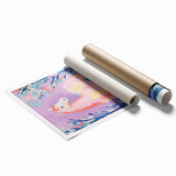 Stretched Canvas Art for Kids – Majestic Horse Nursery Print