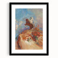 Dreamy Mythological Art - Apollo and Horses Print by Odilon Redon