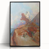 Dreamy Mythological Art - Apollo and Horses Print by Odilon Redon
