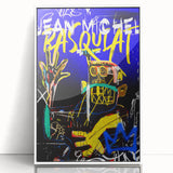 Vibrant Pop Art Wall Art - Bold Blue and Yellow Canvas Print