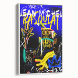 Vibrant Pop Art Wall Art - Bold Blue and Yellow Canvas Print