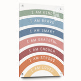 Affirmation Typography Art Print – Inspirational Rainbow Decor