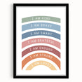 Affirmation Typography Art Print – Inspirational Rainbow Decor