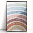 Affirmation Typography Art Print – Inspirational Rainbow Decor