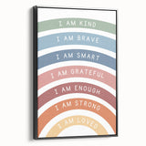 Affirmation Typography Art Print – Inspirational Rainbow Decor