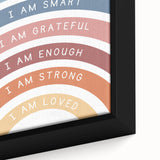 Affirmation Typography Art Print – Inspirational Rainbow Decor
