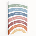 Affirmation Typography Art Print – Inspirational Rainbow Decor