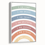 Affirmation Typography Art Print – Inspirational Rainbow Decor
