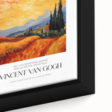Impressionist-style painting on framed canvas featuring a close-up of colorful, textured brush strokes.