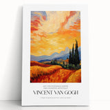 Impressionist style painting of a starry night in black and white on stretched canvas, ideal for kitchen wall art.