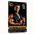 Retro Wall Art - Commando Vintage Action Movie Poster