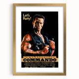 Retro Wall Art - Commando Vintage Action Movie Poster
