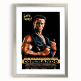 Retro Wall Art - Commando Vintage Action Movie Poster