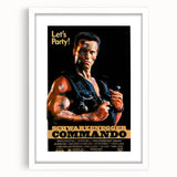 Retro Wall Art - Commando Vintage Action Movie Poster