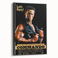 Retro Wall Art - Commando Vintage Action Movie Poster