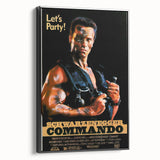 Retro Wall Art - Commando Vintage Action Movie Poster