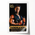 Retro Wall Art - Commando Vintage Action Movie Poster