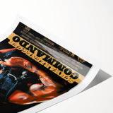 Retro Wall Art - Commando Vintage Action Movie Poster