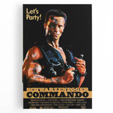Retro Wall Art - Commando Vintage Action Movie Poster