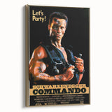 Retro Wall Art - Commando Vintage Action Movie Poster