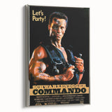 Retro Wall Art - Commando Vintage Action Movie Poster