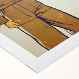 Vintage Carhartt Workwear Ad Poster | Retro Brown Duck Overalls Art