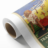 Australia Retro Beach Travel Poster | Vintage Coastal Escape Art