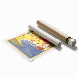 Australia Retro Beach Travel Poster | Vintage Coastal Escape Art