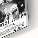 Aerosmith & Guns N' Roses Retro Poster – Vintage Rock Art