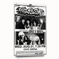 Aerosmith & Guns N' Roses Retro Poster – Vintage Rock Art