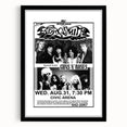 Aerosmith & Guns N' Roses Retro Poster – Vintage Rock Art