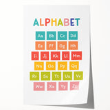 Alphabet Kids Educational Wall Art – ABC Learning Poster