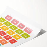 Alphabet Kids Educational Wall Art – ABC Learning Poster