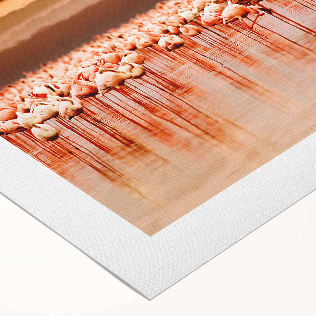 Art deco poster of a Kenyan landscape on rolled canvas, featuring earthy tones, ideal for dining room wall art.
