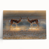 Black and white photograph of a Namibian landscape on stretched canvas, ideal for kitchen wall art or bedroom decor.