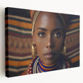 Large canvas print of African savannah scenery featuring wildlife, in earthy tones, suitable for kitchen wall art.