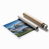 Extra large rolled print of a serene Asian floral scenery in soft pastel shades, suitable for classy bathroom wall art.