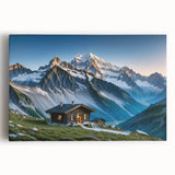 Black and white large art print of Asian scenery on stretched canvas, suitable for kitchen wall art.