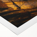 Art deco poster of a serene Philippine landscape in soft pastel colors on rolled canvas, ideal for dining room wall art.