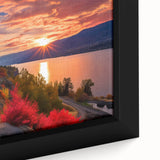 Black wall art featuring a textured, colorful abstract design on a framed canvas, ideal for living room decor.