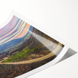 Extra large wall art featuring minimalist line art flowers in black and white, ideal for large living room decor.